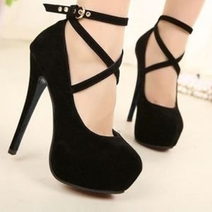 Black 5" Heels
